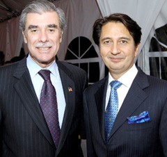 Ayenda Foundation - U.S. Secretary of Commerce Carlos Gutierrez and Afghan Ambassador Said Tayeb Jawad